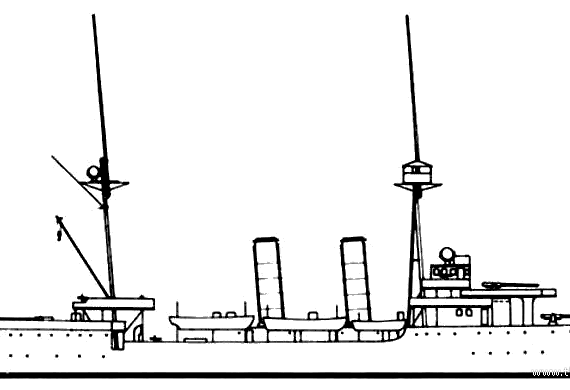 Корабль HSWMS Fleming (Minelayer) - Sweden (1912) - чертежи, габариты, рисунки