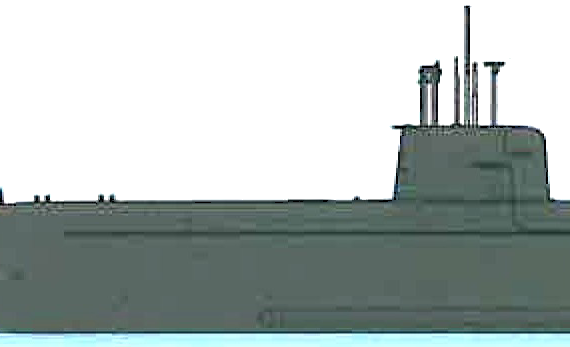 Подводная лодка HSwMS Gotland (Submarine) - чертежи, габариты, рисунки