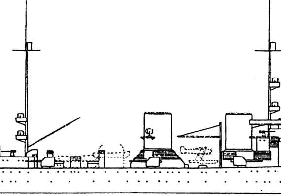 Cruiser Hr.Ms. Java 1925 (Light Cruiser) - drawings, dimensions, pictures