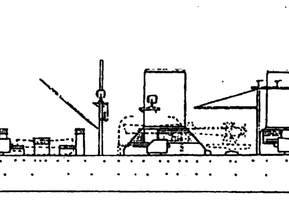Cruiser Hr.Ms. Java 1935 (Light Cruiser) - drawings, dimensions, pictures