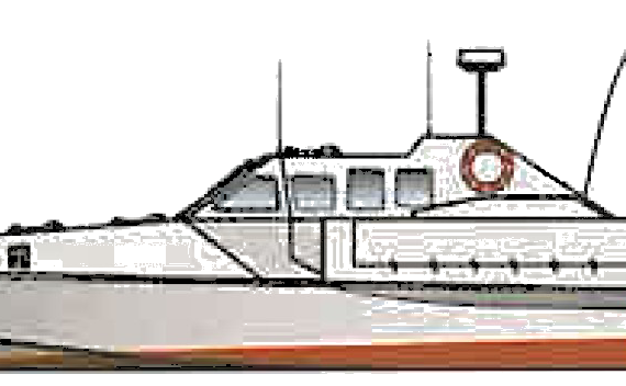 Корабль IIS Peykaap class Fast Attack Craft - Iran - чертежи, габариты, рисунки