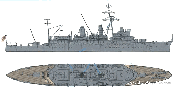 Корабль IJN Chogei (Submarine Tender) - чертежи, габариты, рисунки