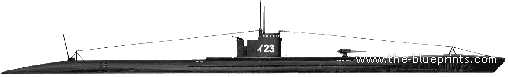 Submarine IJN I-23 (Submarine) (1939) - drawings, dimensions, pictures