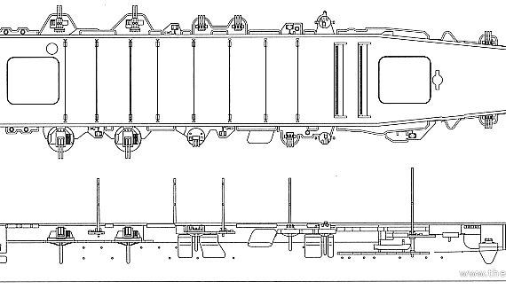 Авианосец IJN Kaiyo (Aircraft Carrier) - чертежи, габариты, рисунки