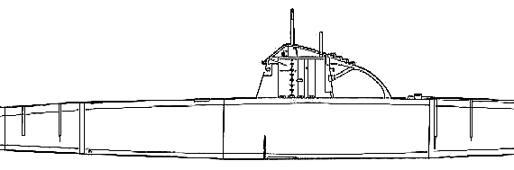 Корабль IJN Ko-hyoteki Class Midget Submarine - чертежи, габариты, рисунки