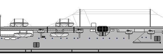 Корабль IJN Kumano Maru (Escort Carrier) - чертежи, габариты, рисунки