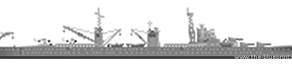 Корабль IJN Nisshin (Seaplane Tender) - чертежи, габариты, рисунки