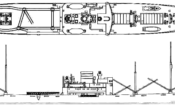 IJN Sanukimaru (Seaplane Carrier) - drawings, dimensions, pictures