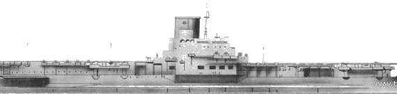 Aircraft carrier IJN Shinano (1944) - drawings, dimensions, pictures