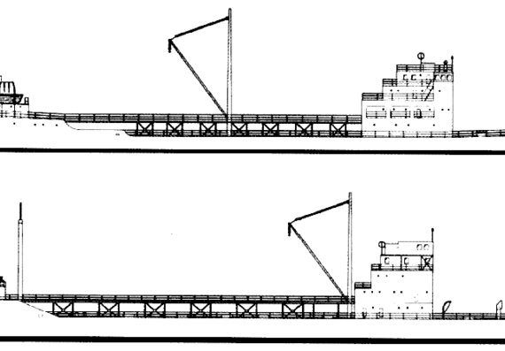 IJN TL ship - drawings, dimensions, figures