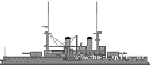 Корабль IJN Tango (Batleship) - чертежи, габариты, рисунки