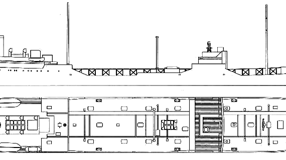 Корабль IJN Tatekawamaru (Tanker) - чертежи, габариты, рисунки