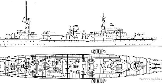 IJN Tsugaru (Submarine Tender) (1944) - drawings, dimensions, pictures