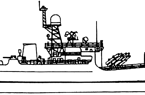Ship INS Kora P61 (Corvette) - drawings, dimensions, figures