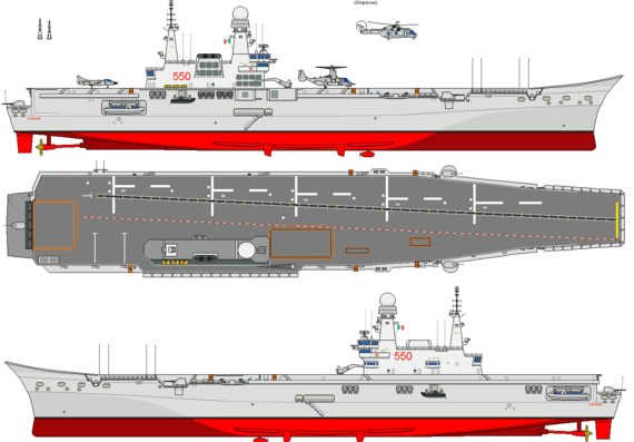 Ship I CVS Project 156 NUM - drawings, dimensions, figures