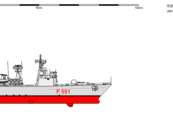 Ship I FS-551 MINERVA - drawings, dimensions, figures