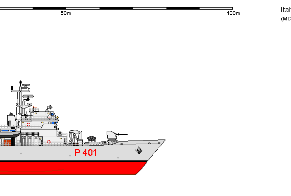Ship I OPV-401 CASSIOPEA - drawings, dimensions, figures