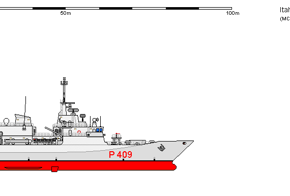 Ship I OPV-409 NUPA SIRIO - drawings, dimensions, figures