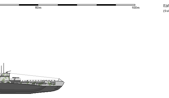 Корабль I SSK Flutto - чертежи, габариты, рисунки