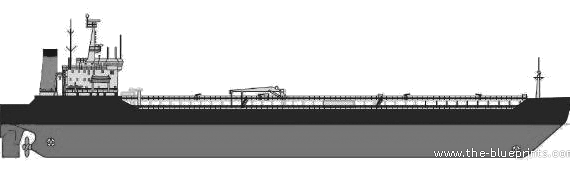 Ice Breaking Tanker - drawings, dimensions, pictures