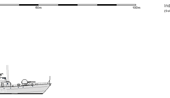 Ship In FAC Tarantul IV Mod PRALAYA - drawings, dimensions, figures