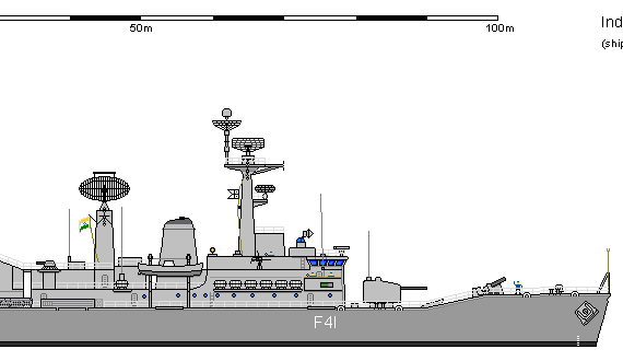 Ship In FF Leander Taragiri - drawings, dimensions, figures