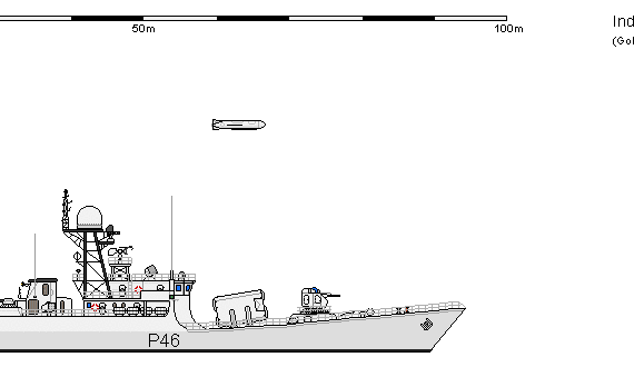 Ship In FS TYPE 25 KHUKRI - drawings, dimensions, figures
