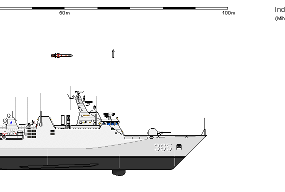 Корабль Ind FS Sigma 9113 DIPONEGORO - чертежи, габариты, рисунки