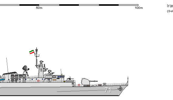 Ship Ir FS VT Mk.5 ALVAND - drawings, dimensions, figures