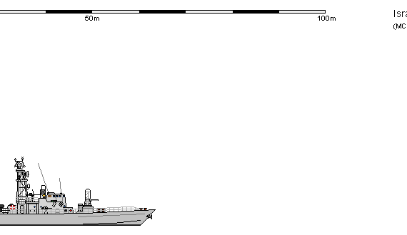 Ship Is FAC SAAR RESHEF ASW - drawings, dimensions, figures