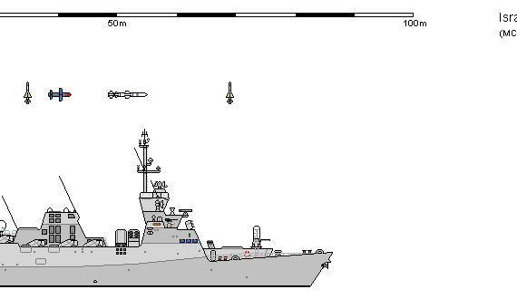 Ship Is FS Saar V EILAT - drawings, dimensions, figures