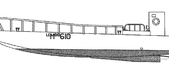 LCM ship - drawings, dimensions, figures