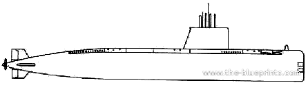Корабль MNF Agosta (Submarine) - чертежи, габариты, рисунки