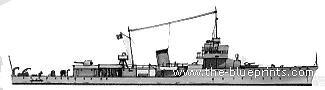 Корабль MNF Annamite (Minesweeper) (1942) - чертежи, габариты, рисунки