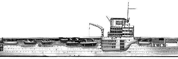 Авианосец MNF Bearn (Aircraft Carrier) (1939) - чертежи, габариты, рисунки