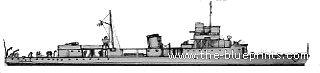 Корабль MNF Elan (Minesweeper) (1942) - чертежи, габариты, рисунки