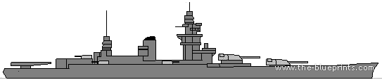 Корабль NF Dunkerque (Battleship) - чертежи, габариты, рисунки