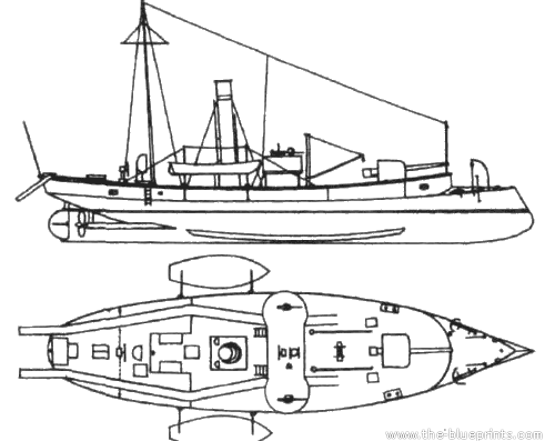 Корабль NKM Vale (Minelayer) - Norway (1914) - чертежи, габариты, рисунки