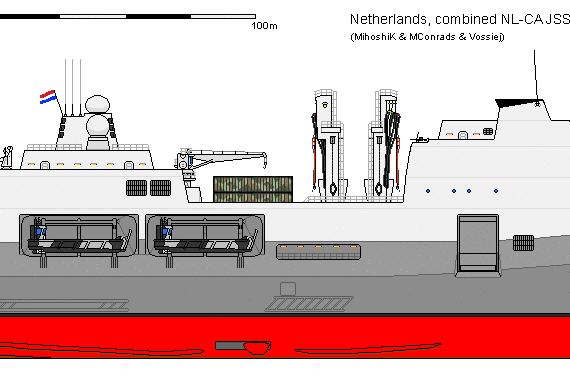 Корабль NL AOR Combined JSS AU - чертежи, габариты, рисунки