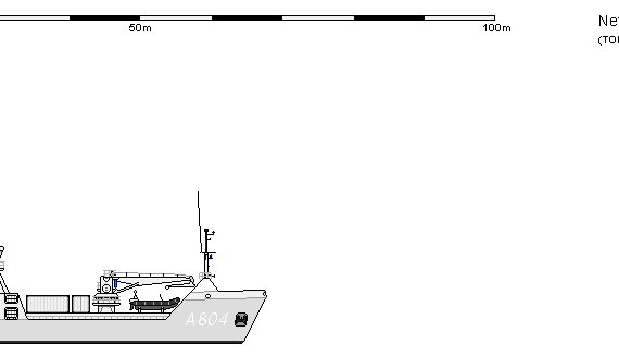 Корабль NL LSV Snellius PELIKAAN - чертежи, габариты, рисунки
