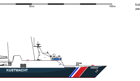 Корабль NL OPV Sigma Zeearend AU - чертежи, габариты, рисунки