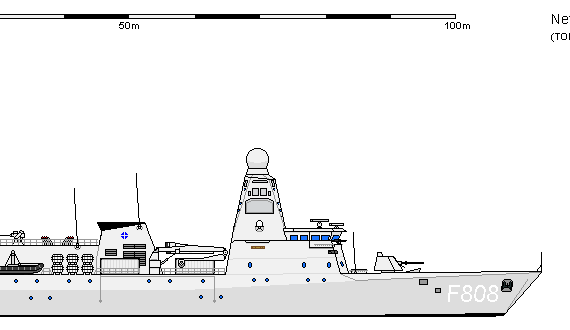 NL OPV Thetis AU - drawings, dimensions, figures