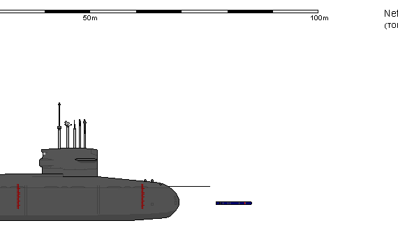 Ship NL SSK Zwaardvis - drawings, dimensions, figures