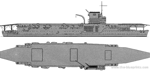 Корабль NMF Arromanches (Aircraft Carrier) (1946) - чертежи, габариты, рисунки