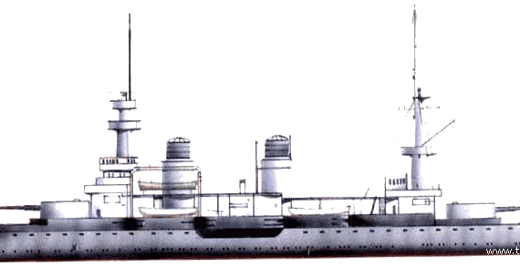Корабль NMF Charlemagne (Battleship) (1894) - чертежи, габариты, рисунки