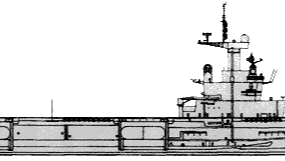 Корабль NMF Charles de Gaule R91 (Aircraft Carrier) (1992) - чертежи, габариты, рисунки