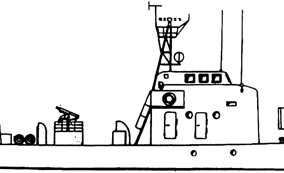 Корабль NMS Shanghai II class Patrol Boat - чертежи, габариты, рисунки