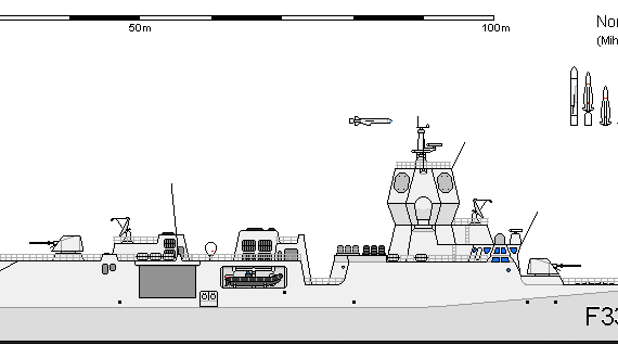 Ship No. FF 330 Nasen Batch II AU - drawings, dimensions, figures