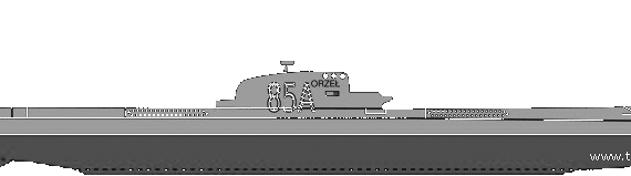 ORP Orzel (1939) - drawings, dimensions, pictures