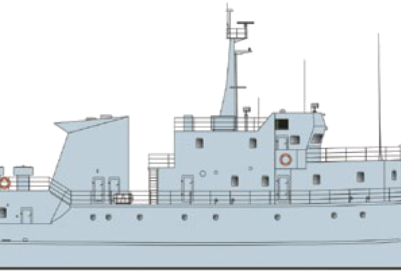 Ship PLAN 804 - drawings, dimensions, figures
